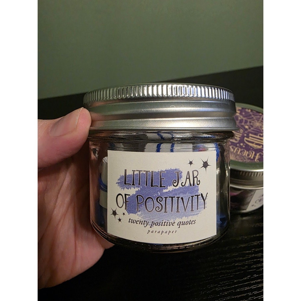 Parapaper Little Jar of Positivity 20 Positive Quotes Inspirational Gift Set - Picture 3 of 3